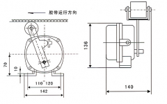速度開關(guān)，測(cè)速傳感器XSAV11801（低速型）高低速速度開關(guān)
